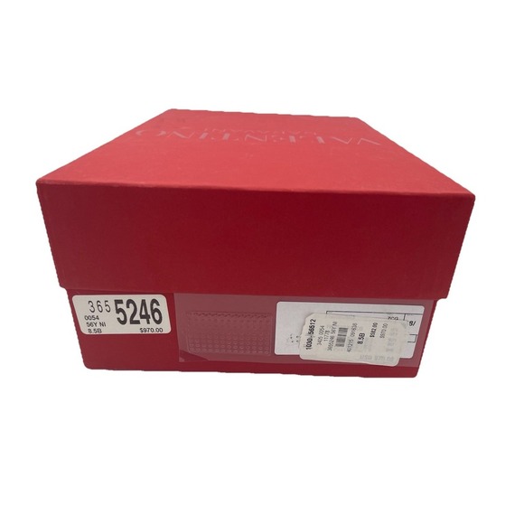 Valentino Garavani Blue Stone Roman Stud Quilted Slide Sandals Size 38.5 US 8.5 - Picture 12 of 12